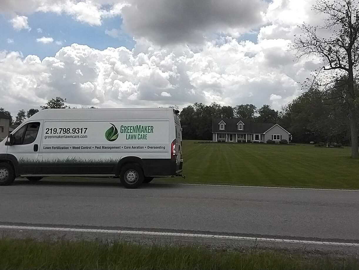 greenmaker van on the road